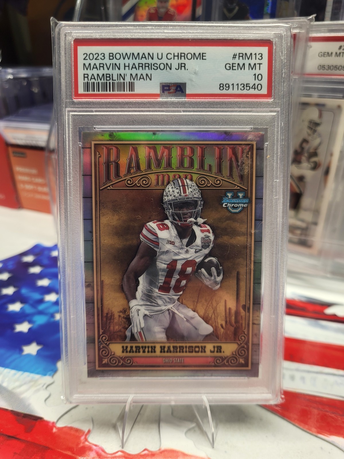2023 Marvin Harrison Jr PSA 10