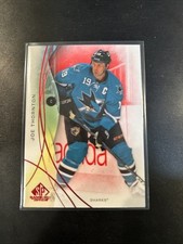 JOE THORNTON 2024-25 UD SP GAME USED RED SP #175 FREE USA SHIP