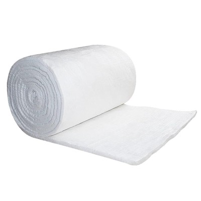 High-Temperature 2400F Ceramic Fiber Insulation Blanket 283.4''×24''×0.8''(Thick...
