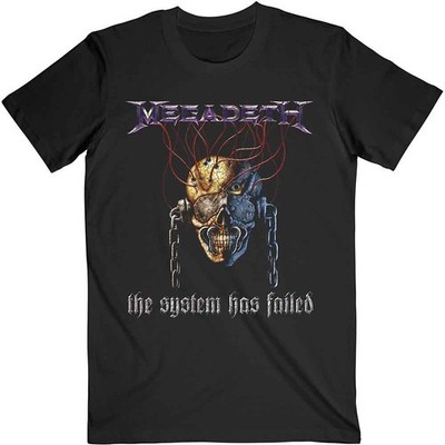 Megadeth Systems Fail offiziell Männer T-Shirt Herren