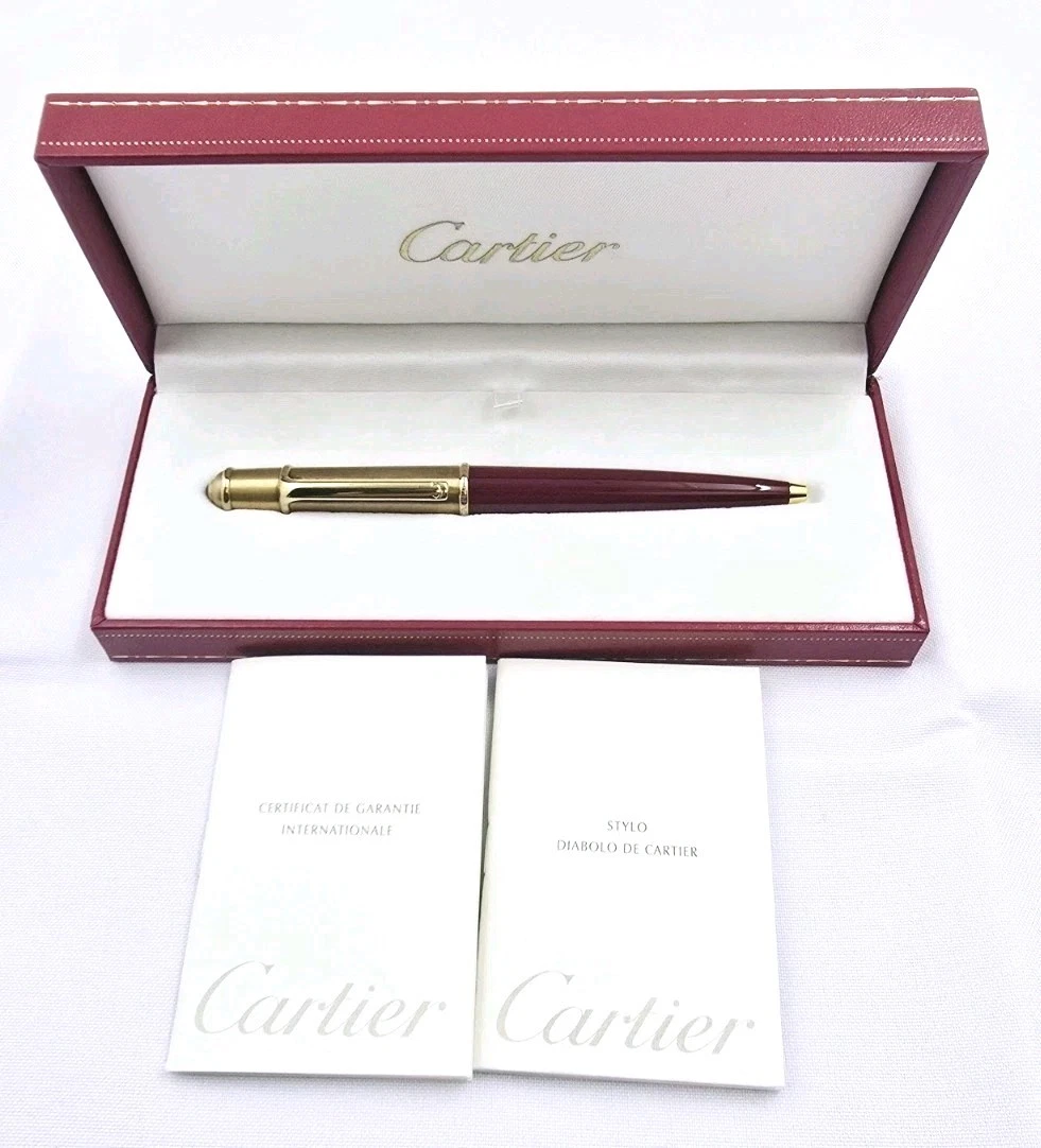 カルティエ 万年筆 ディアボロ ルビーラッカー/ピンクゴールドプレイテッド 25+ Cartier Resin Collectible Pens for sale | Updated Oct 2026
