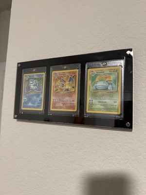 Trading Card Display Case 3 TCG Acrylic & Black Sport Baseball Frame + 3 Holders | eBay Trading Card Display Case 3 TCG Acrylic & Black Sport Baseball Frame + 3 Holders | eBay