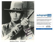 Andrew Prine "Chisum" AUTOGRAPH Signed 'Alex McSween' 8x10 Photo ACOA