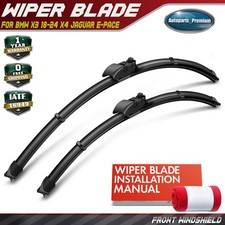 2x Front 26" & 20" Gen2V5 Windshield Wiper Blades for BMW X3 X4 Jaguar E-Pace