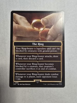 The Ring Helper Card Universes Beyond: the Lord of the Rings: Tales of  Middle-Earth Regular for sale online | eBay
