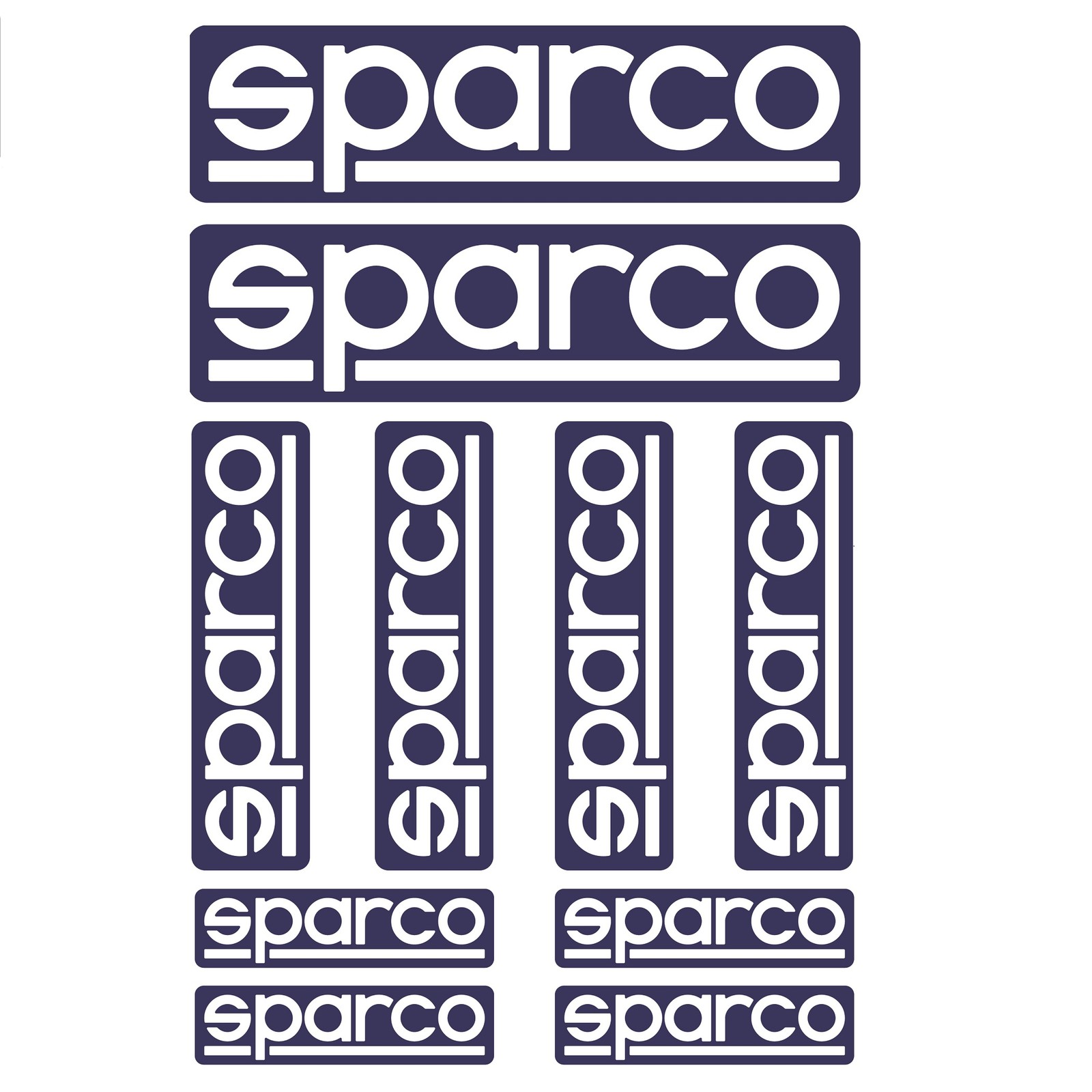 Sparco Sticker 10 Pack - Race / Rally / Motorsport