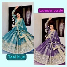 Lehenga choli party wear lehnga designer Indian wedding Readymade eid 1