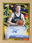 2025-26 Topps Cosmic Chrome DANNY WOLF AUTO RC GOLD INTERSTELLAR Refractor #/50