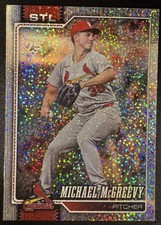 2026 Topps Series 1 Celebration Confetti Foil Michael McGreevy #161 Cardinals