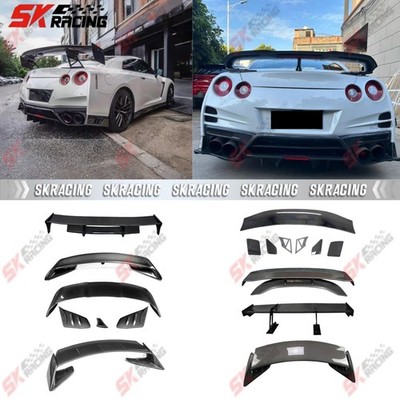 Carbon Fiber A/B/C/D/E/F/G/H Style Rear Spoiler Wing Fits Nissan GT-R R35 09-24