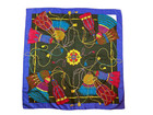 ECHO Silk Square Designer Scarf Amazing Tassel - Multi Print Gorgeous! — photo 2