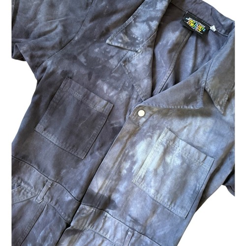Big Bud Press Short Sleeve Jumpsuit Magic Dye in Navy Blue Size XL - Picture 3 of 6