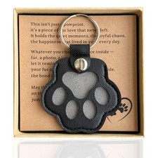 Pet Memorial Keychain Black