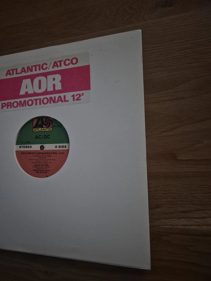 AC/DC That's The Way I Wanna Rock N Roll 12" Single Promo Sampler US 1988  - Image 3 of 4