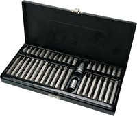 "SteckschlüSsel Satz S2 40Tlg Torx Sechskant Imbus Vielzahn Hex Spline 1/2\" 3/8\""