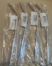 8" USA Made Stainless Steel Curved Bent Drinking Straw Tall Metal Reusable