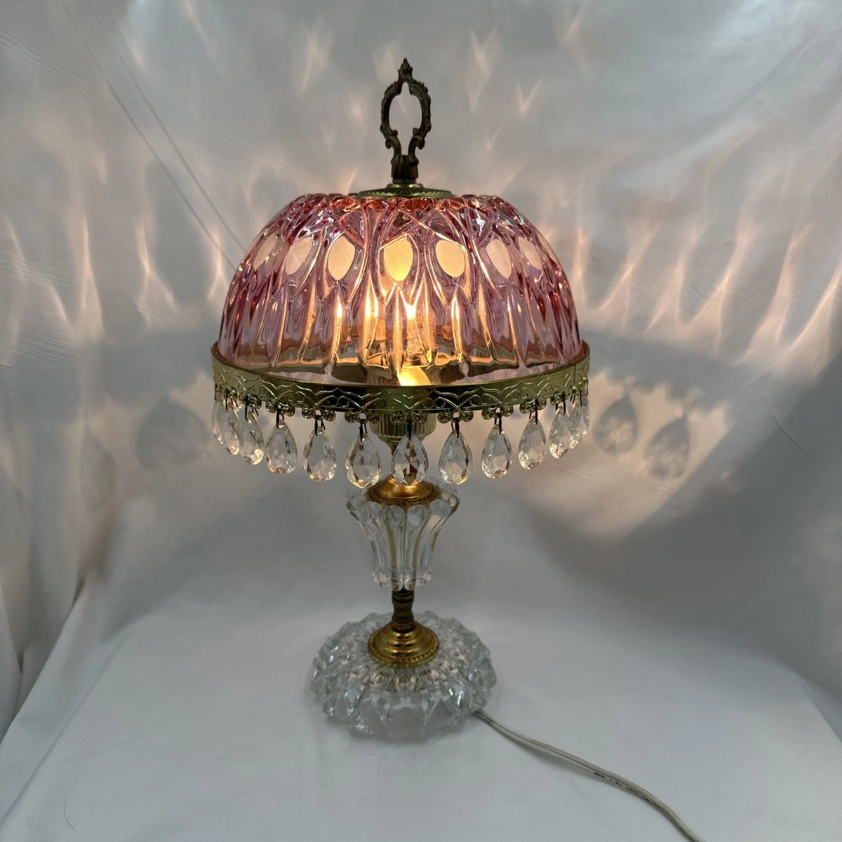 アンティーク ファヴリルガラス Quezell イリデッセンス ブロンズランプ Iridescent Lamp In Antique Lamps for sale | eBay