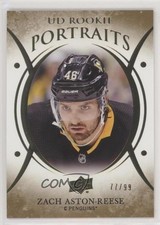 2018 Upper Deck UD Portraits Rookies Gold Foil 77/99 Zach Aston-Reese #P-91 q2l