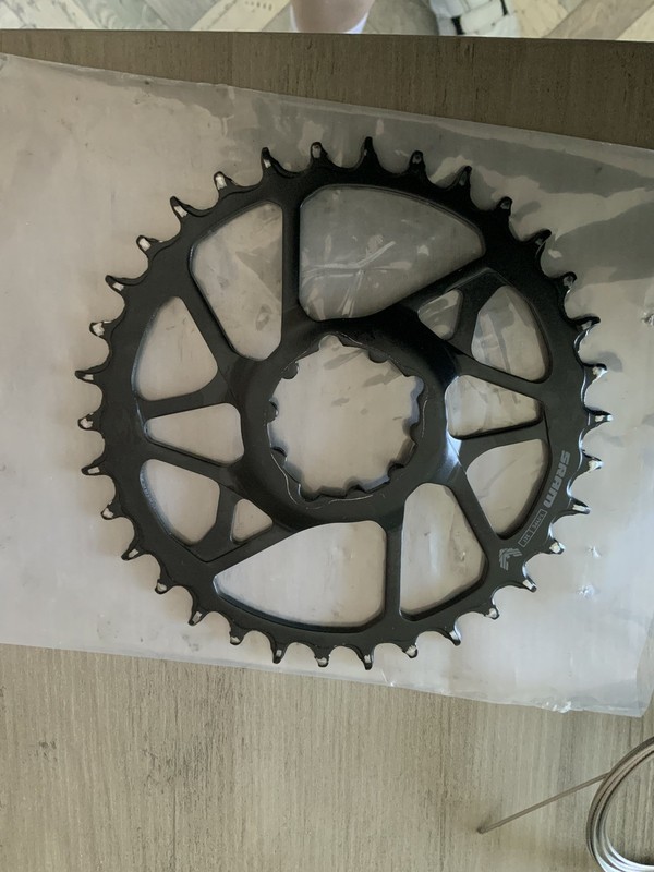 SRAM Eagle 70 Transmission Steel Direct Mount Chainring - 34 Teeth, Black