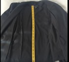Women’s Banana Republic Black Open-Front Zip Pocket Blazer, Sz M — photo 5