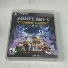 Minecraft Story Mode Season Pass Disc Sony PS3 PlayStation 3 Telltale Games