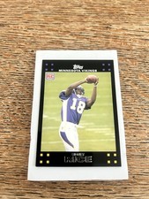 2007 Topps Rookie Sidney Rice #324 Minnesota Vikings NFL Football Card. rookie card picture