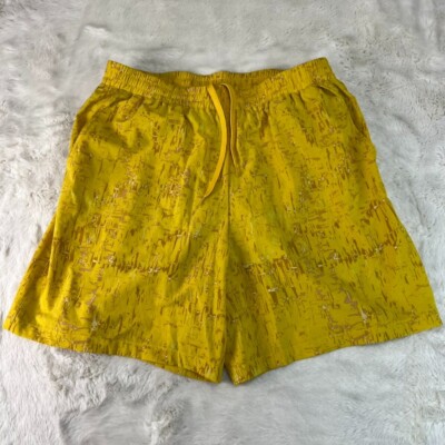 Outdoor Voices Mens Large Yellow Fleck Anytime / Rec 7'' Shorts Lined