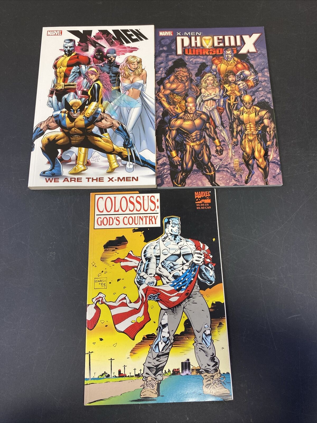 COLOSSUS: God's Country, X-Men: Phoenix War Song & We Are The X-Men TPB LOT of 3