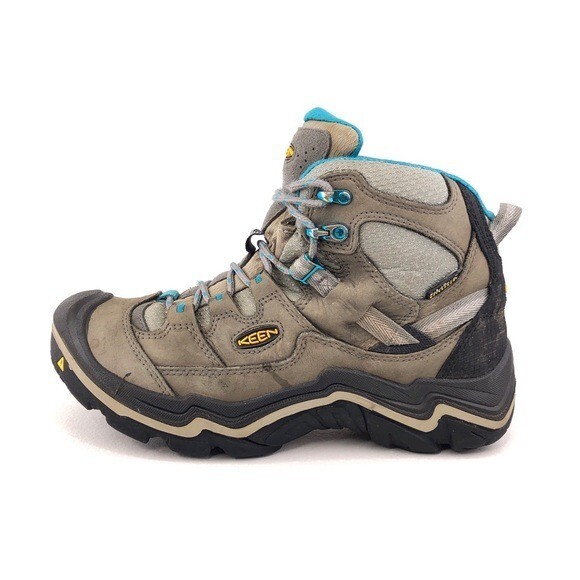 Stivali da trekking Keen Durand Mid impermeabili da donna taglia 8 pelle costruzione americana