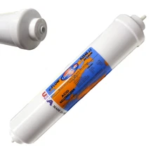 Omnipure K2548-JJ Inline All Calcite 10" x 2" Postfilter 1/4" Quick Connect