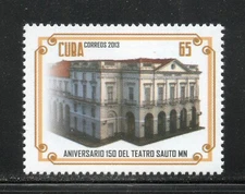 sCUBA Sc# 5391   SAUTO THEATER Architecture Music dance MATANZAS  2013 MNH