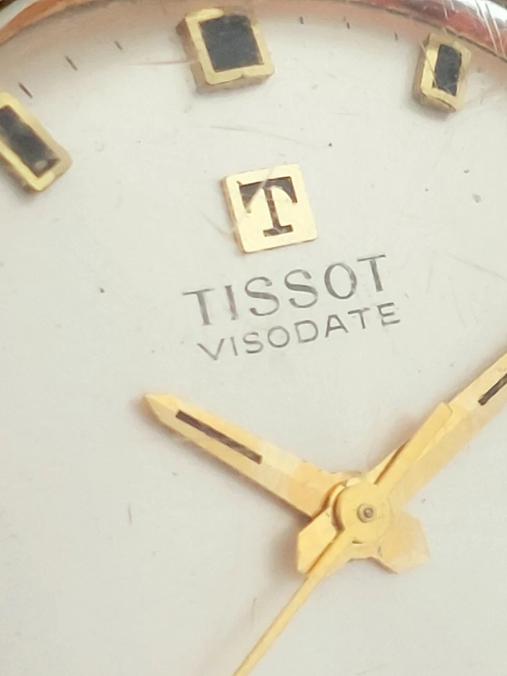 Редкие автоматические часы 60-х TISSOT Visodate Seastar T.12 с табличкой G20 EPSA дата ходят - Изображение 4 из 4