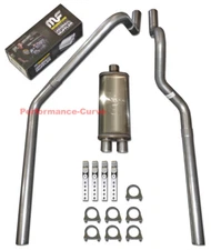 00-03 Dodge Dakota 3.9 4.7 5.9 Mandrel Bent Dual Exhaust - 18" MagnaFlow Muffler