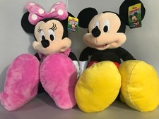 Disney Mickey Mouse 27" or Minnie Mouse 21  Large Plush Dolls Toy You Choose