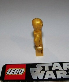 LEGO STAR WARS #8092 - C-3PO (PEARL) NO PRINT LEGS .. - PRESTINE 