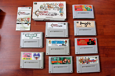 RESTPOSTEN SPIELE FÜR DIE JAPANISCHE SNES FAMICON KONSOLE.