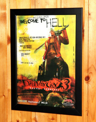 Devil May Cry 3 Dante's Awakening Small Poster / Old Ad Page