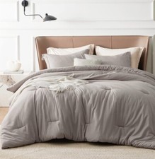 Bedsure Twin/Twin XL Comforter Set Linen. Comforter And 1 Sham 68x88