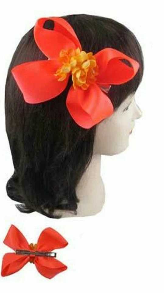 Lote de 6 pinzas de moño para el cabello con flores de margarita para niños pinzas para el cabello niñas niños pequeños niños 5" Foto 2 de 3