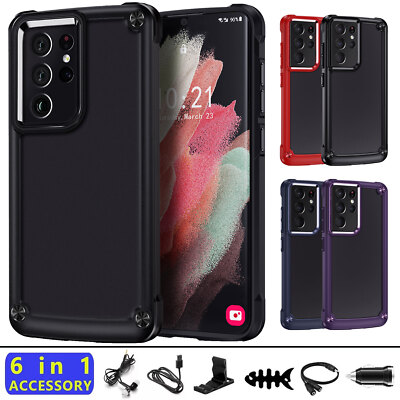 For Samsung Galaxy S21/S21+/S21 Ultra Hybrid Rugged Slim Case