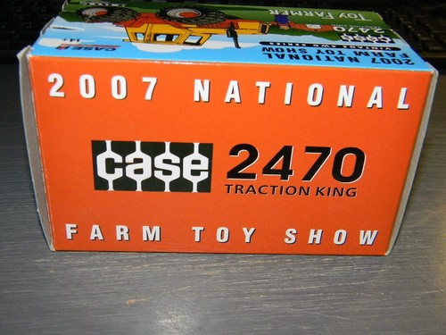 Case 2470 Traction King Tractor 2007 Nat'l Farm Toy Show 1/64 Scale NIB by Ertl - Picture 9 of 11