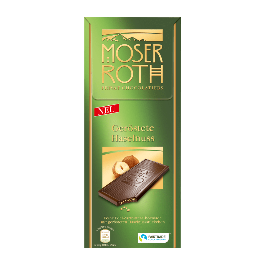 MOSER ROTH dark Chocolate 3 Different sorts, Orange Almond,Cranberry ...