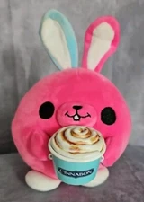 Zuru Snackles 6” Mystery Plush Britney Pink Bunny with Cinnabon