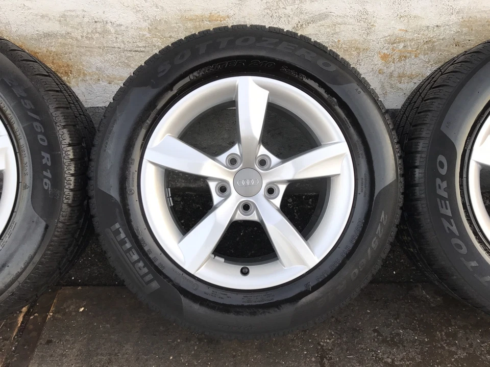 Original Audi A6 4G 16 Zoll S Line Winterräder Winterreifen 4G0071496 DOT15 7mm - Bild 4 von 4