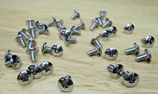No. 8-32 x 5/16" CHROME PAN HEAD SCREWS! FOR OLD SCHOOL CLASSIC/VINTAGE VEHICLES
