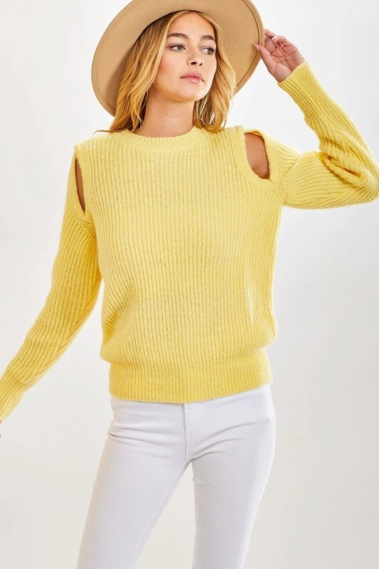 Yellow spring deals sweater