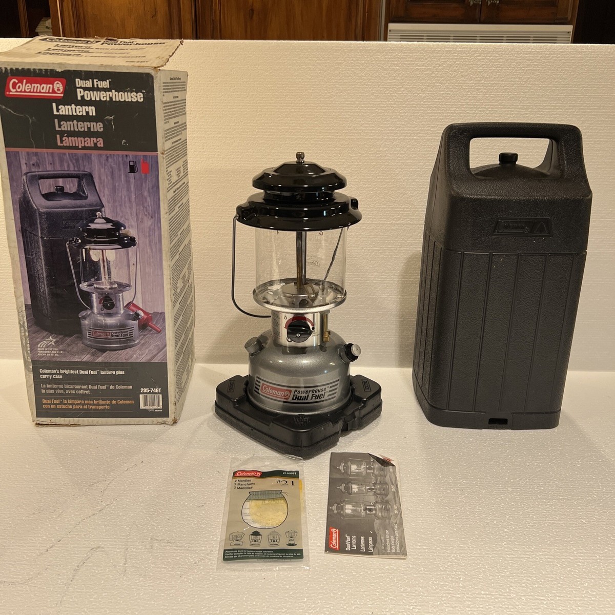 Vintage 6/95 Coleman Powerhouse Dual Fuel 2~Mantle Lantern