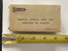 Camera Somco Simpson Optical Mfg. Chicago IL 8mm 3/4 Fogs 1.6 Coated Lens Ampro