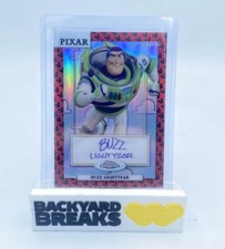 2024 Topps Chrome Disney BUZZ LIGHTYEAR Autograph MICKEY MOUSE LOGO /28