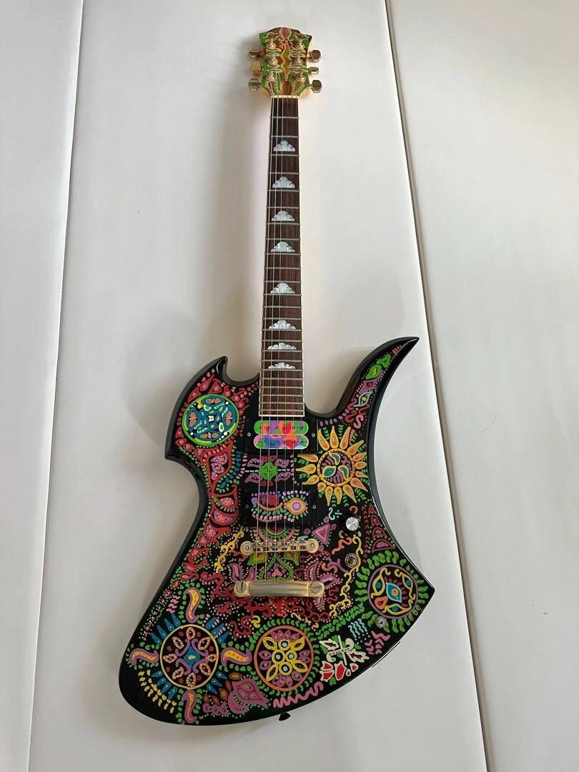 FERNANDES Burny MG-120X MG-145X MG-165X BLK PAIN Psychedelic hide mode From JPN
